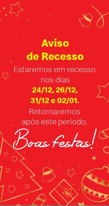 Aviso de Recesso 2025